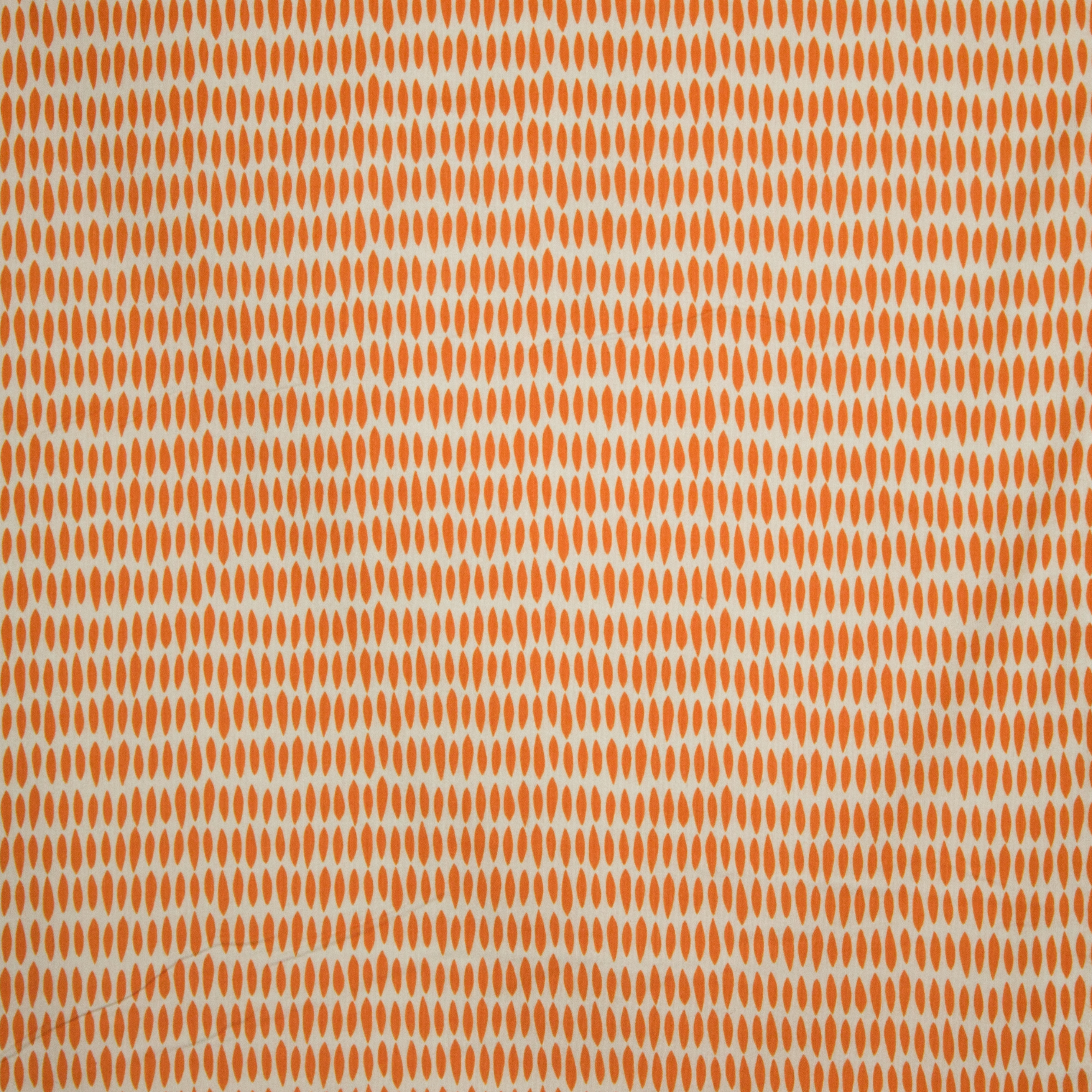 Flanel met oranje streepje